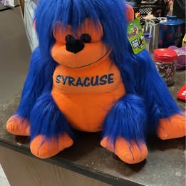 Toy Factory NWT Syracuse Stuffed Fluffy Monkey Plush 15"