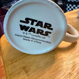 Star Wars R2- D2 Ceramic Big Coffee Mug With Lid- Collectible BIN 9