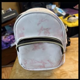 Small Pink Gold backpack