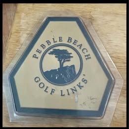 “FATHERS DAY ALERT”   PEBBLE BEACH RESORT & GOLF LINKS 6 Piece BALL MARKER SET.