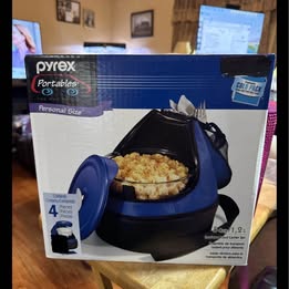 NEW Pyrex Portables Personal Size 4 Pc Insulated Food Carrier Set NOS 1033392