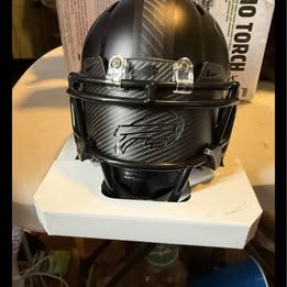 James Cook Signed Buffalo Bills “CARBON FIBER” Mini Football Helmet, VISOR - TSE