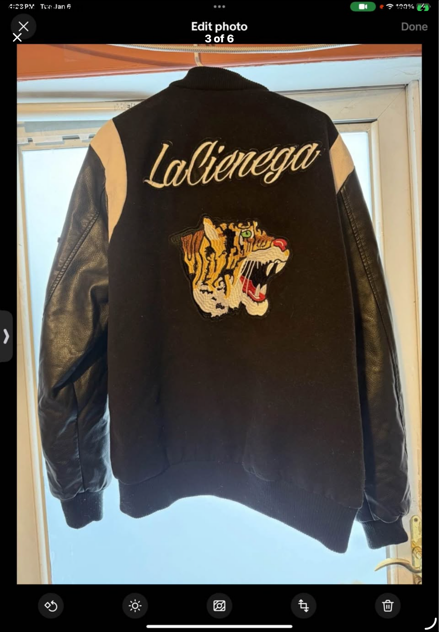 Adam Levine Varsity Jacket Mens XL  Quilted lining Embroidered Front And Back shipping available.