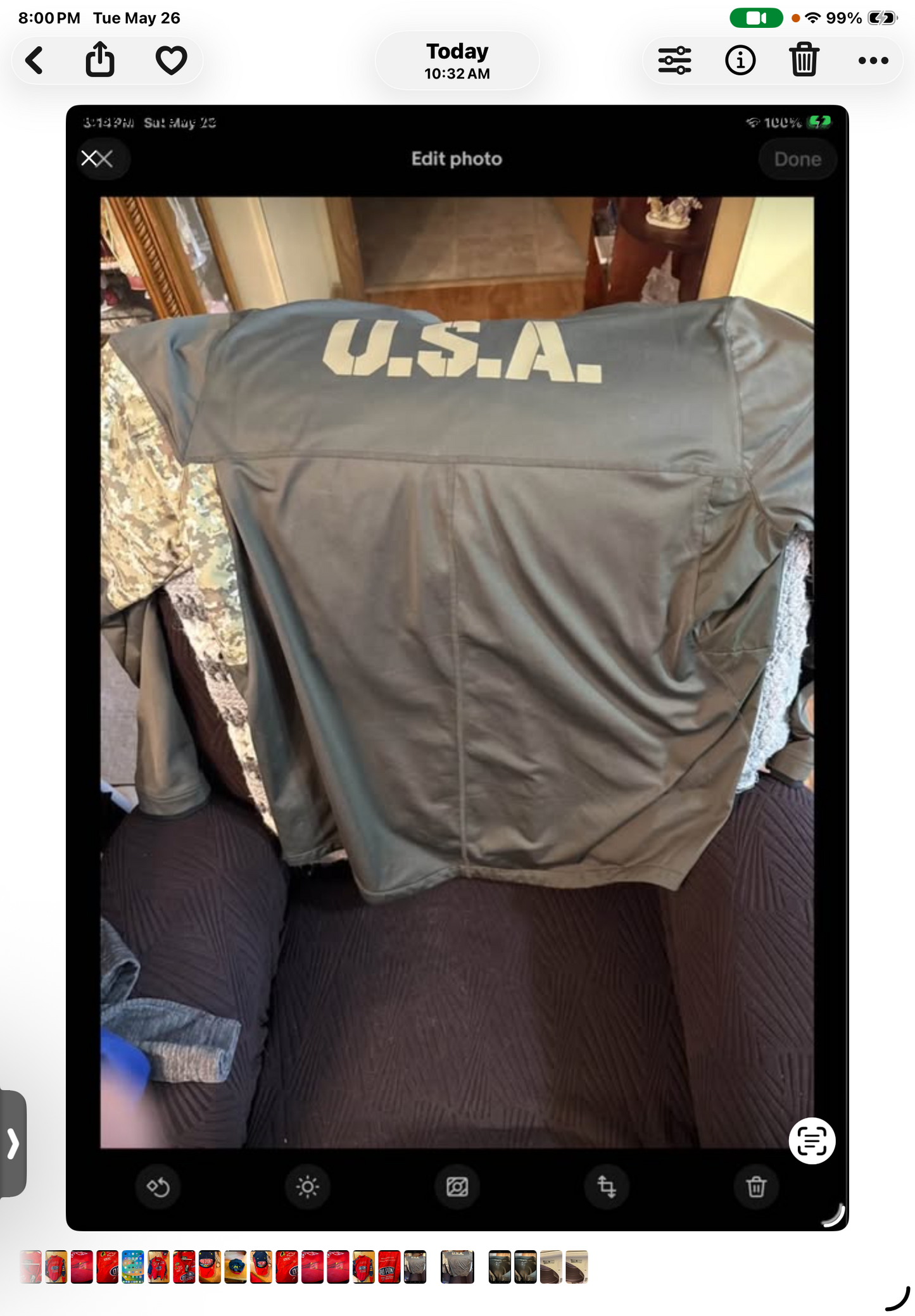 Nike Buffalo Bills Salute to Service WINDBREAKER Jacket Mens NFL Sideline_10:18:57