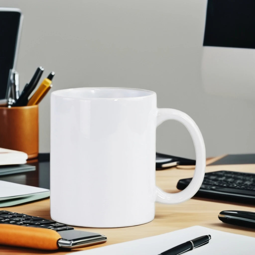 2025 Wholesale 11 oz Ceramic Mug with Custom Logo Sublimation Mug for Gift