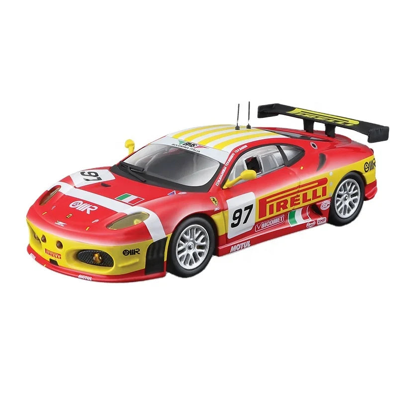 Burago 1:43 High Quality Metal Diecast Car Collection Flatcar Mini FerrarIes Racing Model Cars Hobby Grade Display Made Alloy