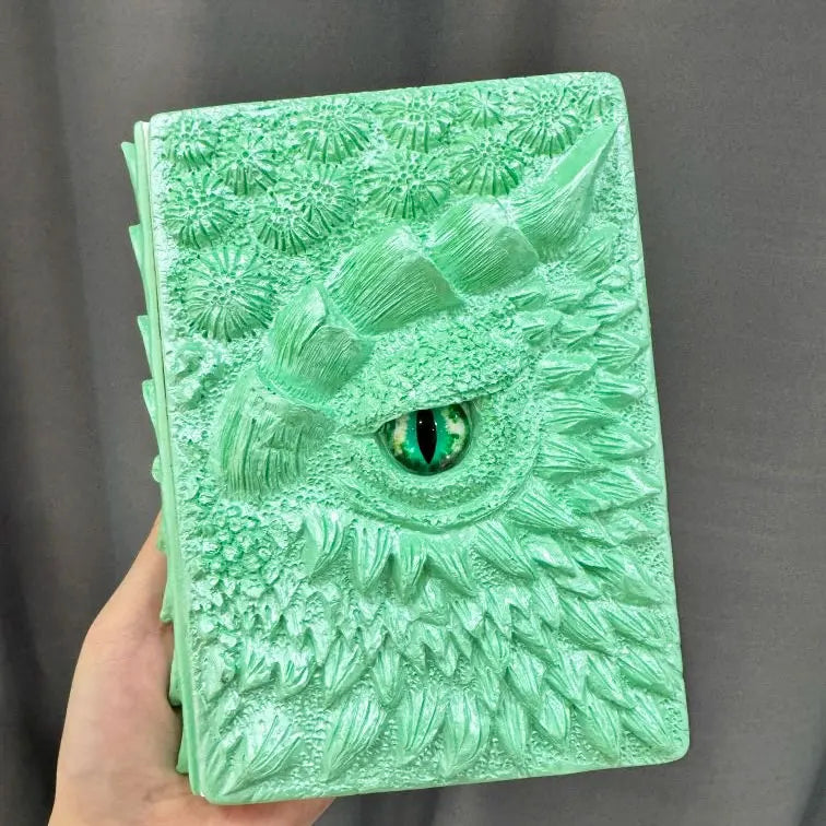 Wholesale New Design Animated Book 3D Embossed Dragon Book Journal A5 Journal Vintage Notbook