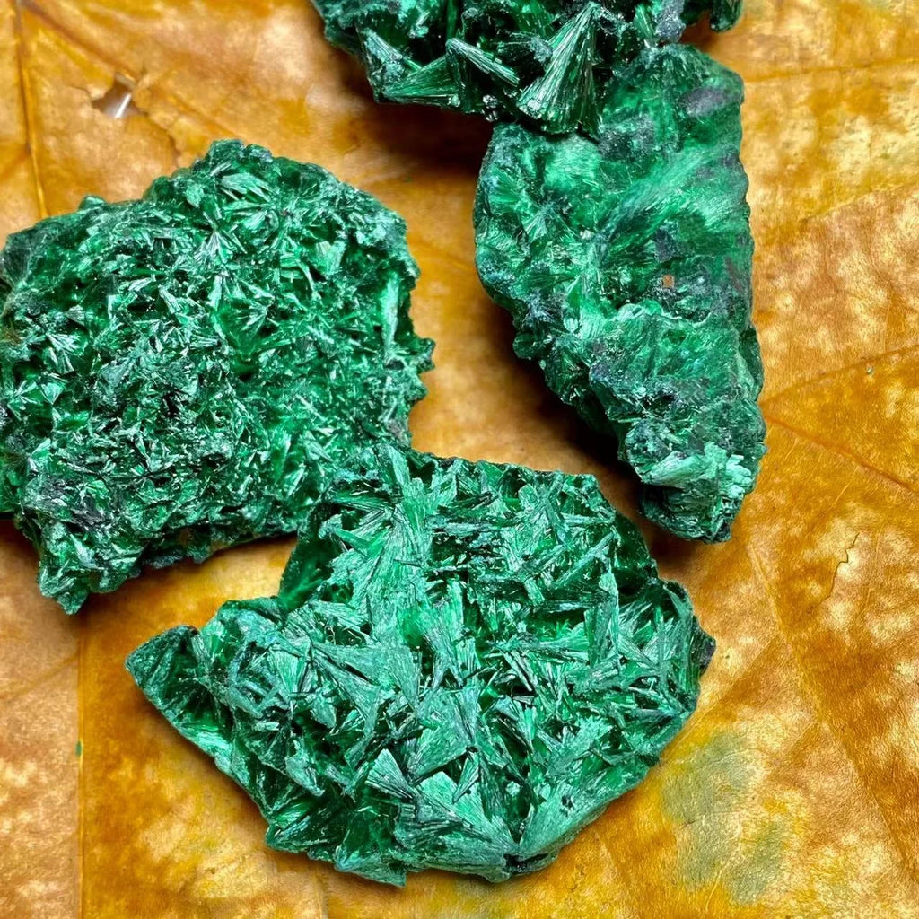 Wholesale Natural Malachite Mineral Specimens Green Flash Collection Display Decorative Gifts