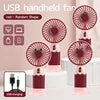 Hot Sale Summer Outdoor Mini USB Rechargeable Portable Fan Personalized Air Cooling for Sports Travel Top Toys Promotional Gifts