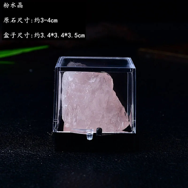 Natural Crystal Ore Specimen Gemstone Collection for Children's Science Teaching Color Raw Stone Ornament and Gift