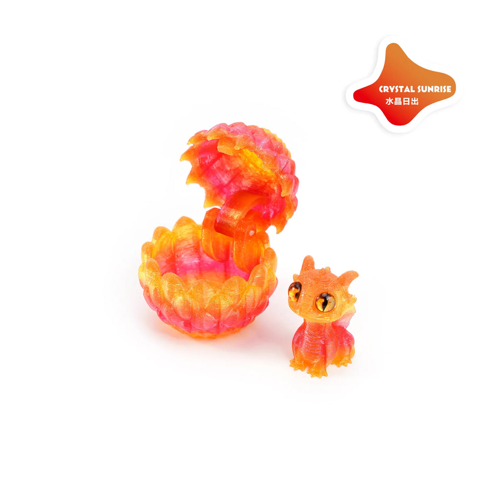 2025 Originality 3D Printed Dragon Egg Toy Model Creative Decompression Movable Plastic Children's Animal Dinosaur Collection