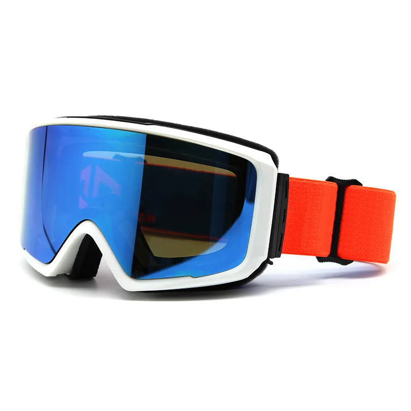 High Quality Oem Anti-Fogging Uv Spherical Mirror Coated Lens Snow Sport Ski Anti-Fog Vintage Ski Sunglasses