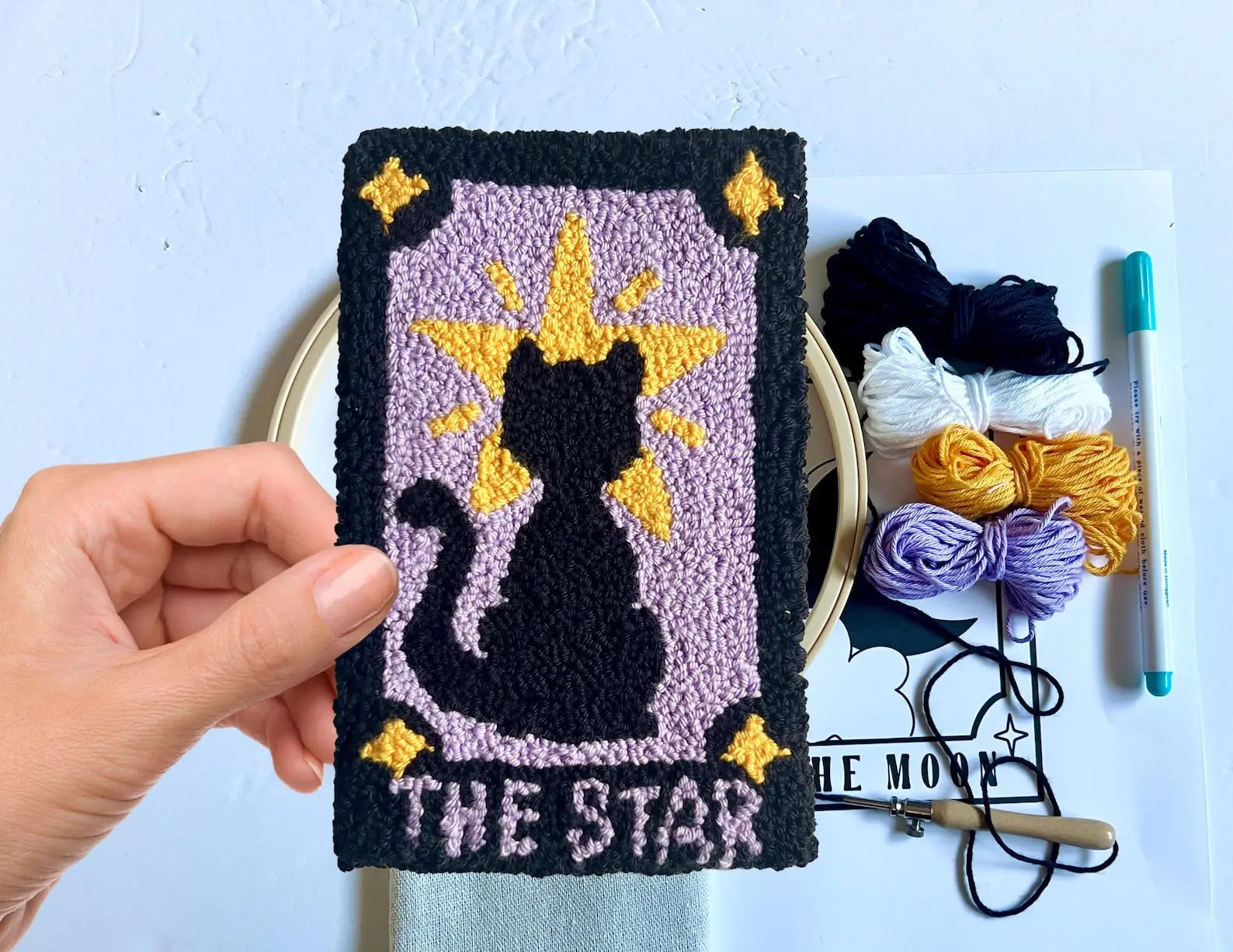 OEM Valentine's Day Product Kit Gift sBox of Handmade Punch Needle Coaster Rugs