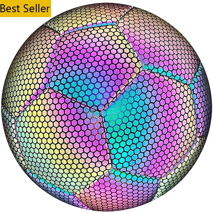 2024 Size 5 Luminous Soccer Ball  Glowing Football Light up Glow in the Dark Led Glowing Soccer Ball for Outdoor Training Gifts