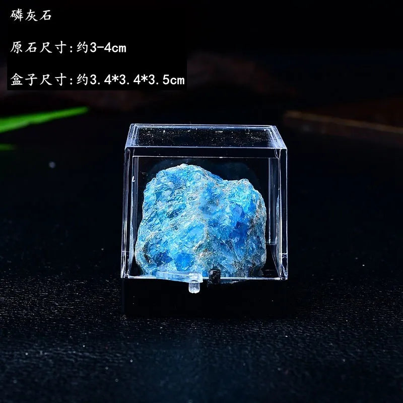 Natural Crystal Ore Specimen Gemstone Collection for Children's Science Teaching Color Raw Stone Ornament and Gift