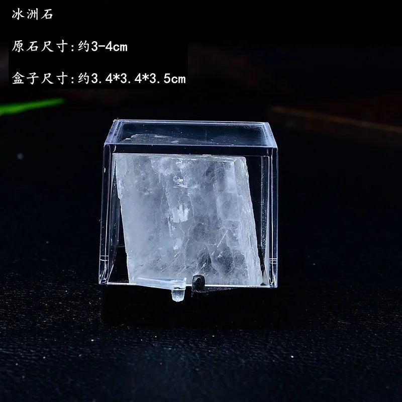 Natural Crystal Ore Specimen Gemstone Collection for Children's Science Teaching Color Raw Stone Ornament and Gift