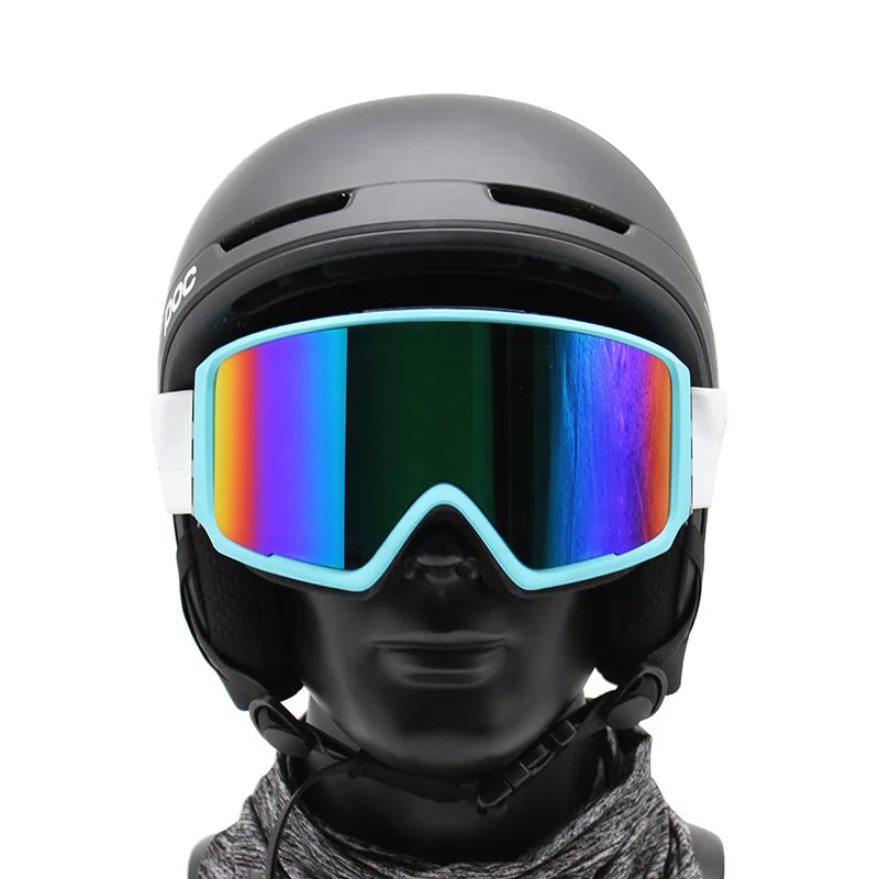 High Quality Oem Anti-Fogging Uv Spherical Mirror Coated Lens Snow Sport Ski Anti-Fog Vintage Ski Sunglasses