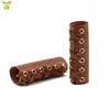 YY  Vintage Bike Handlebar Grips Holster Bicycle Tapes Leather Protective Cover Retro Handlebar Grips Parts