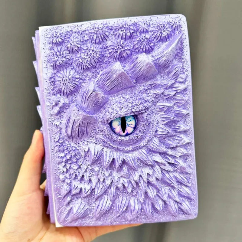 Wholesale New Design Animated Book 3D Embossed Dragon Book Journal A5 Journal Vintage Notbook