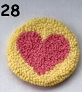 OEM Valentine's Day Product Kit Gift sBox of Handmade Punch Needle Coaster Rugs