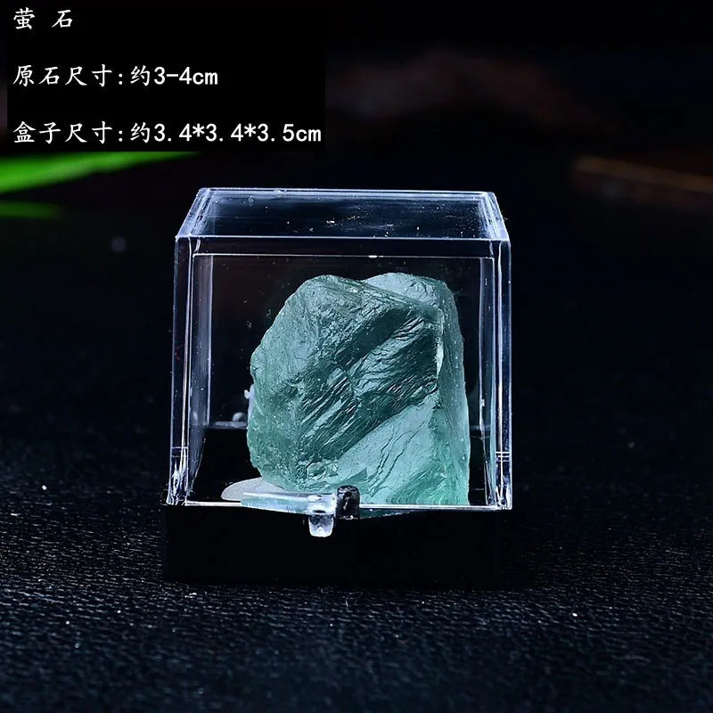 Natural Crystal Ore Specimen Gemstone Collection for Children's Science Teaching Color Raw Stone Ornament and Gift