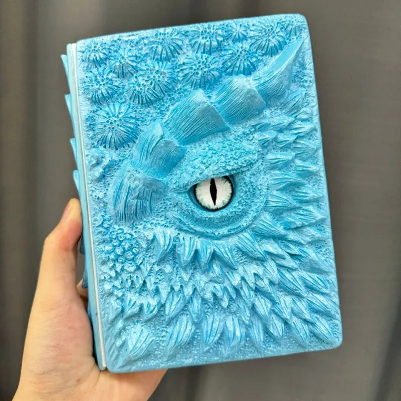 Wholesale New Design Animated Book 3D Embossed Dragon Book Journal A5 Journal Vintage Notbook