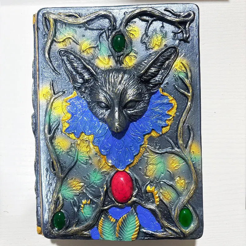 Wholesale New Design Animated Book 3D Embossed Dragon Book Journal A5 Journal Vintage Notbook