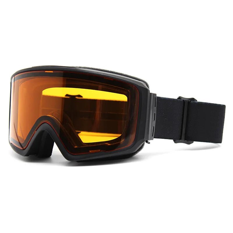 High Quality Oem Anti-Fogging Uv Spherical Mirror Coated Lens Snow Sport Ski Anti-Fog Vintage Ski Sunglasses