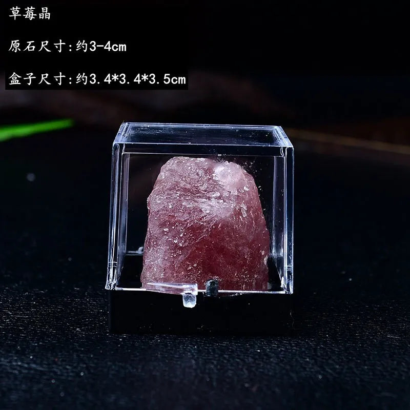 Natural Crystal Ore Specimen Gemstone Collection for Children's Science Teaching Color Raw Stone Ornament and Gift