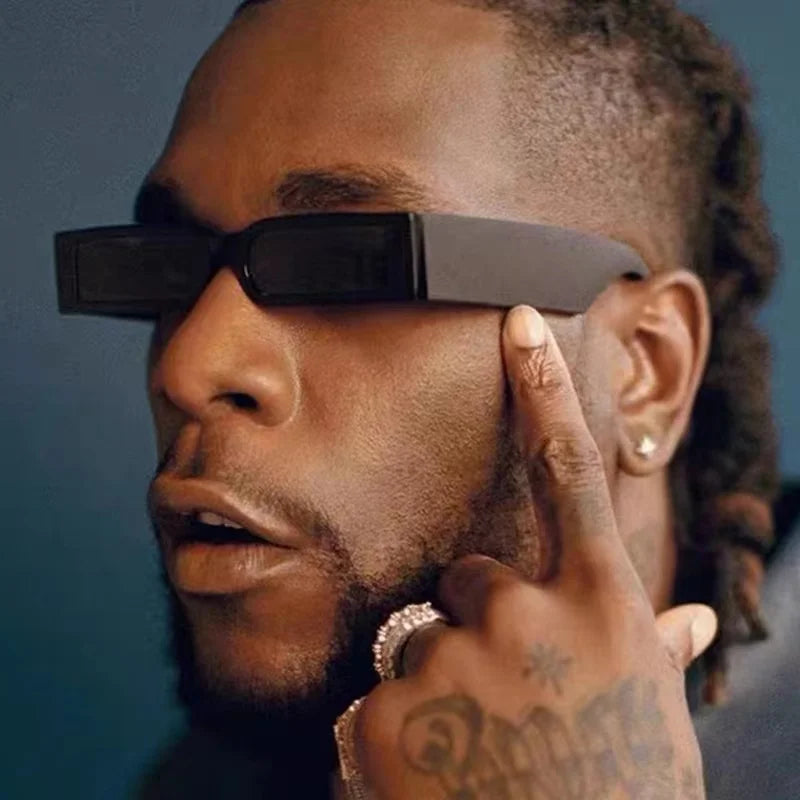 Steampunk Shades Eyewear UV400 Rectangle Vintage Sunglasses  Women Men Retro Sun Glasses