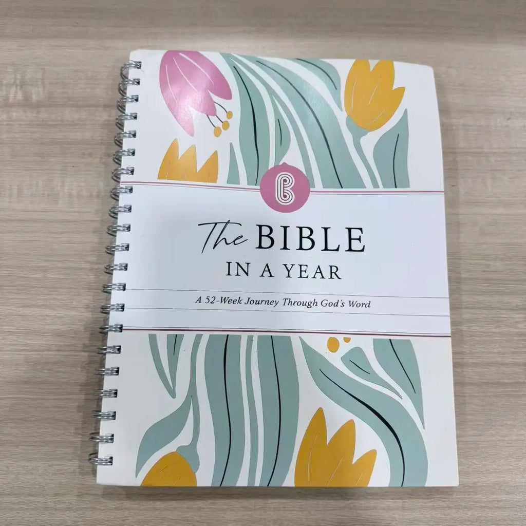 2025  Bestseller the Bible in a Year-a 52-Week Study A4/A5 Printed Paper Cover Thread Sewing Binding 220 Sheets Gift