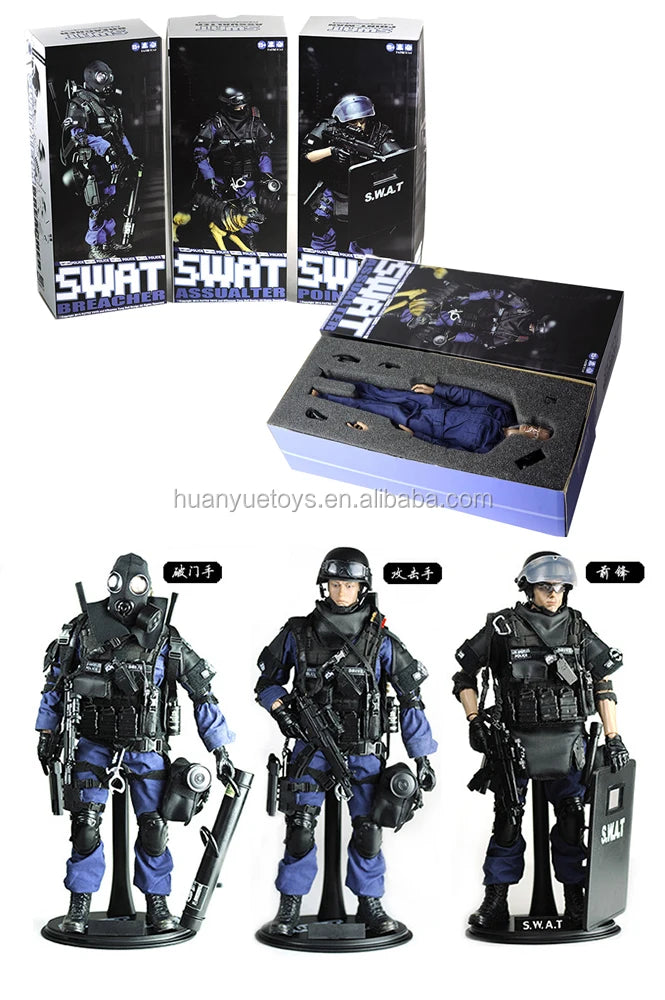 1/6 SWAT Police Toys Military Doll Collectibles Series Good Quality