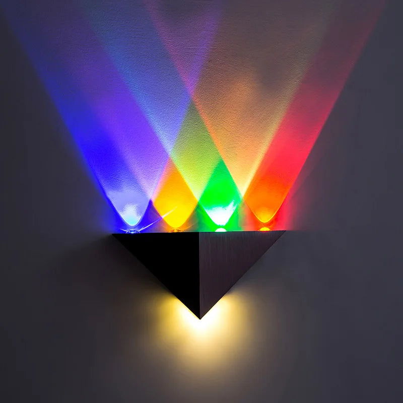 Hagood New Arrival 5W Triangle Decorative Led Wall Light AC85-265V Indoor Lighting Scandinavian Fancy Simple Modern Vintage