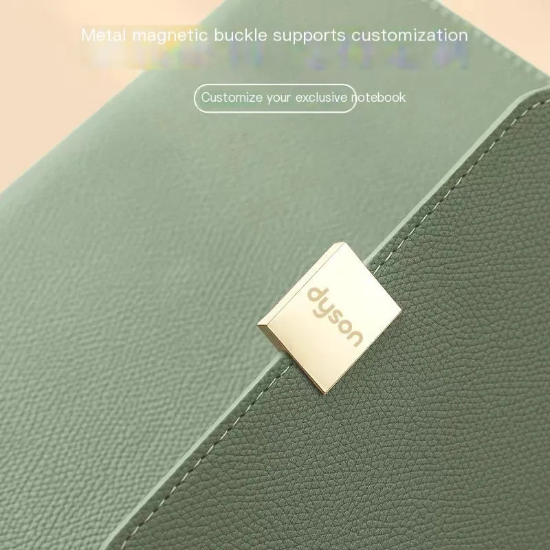 2025 Customizable Luxury A5 Notebook Set 100 Sheets Hardcover Leather Cover Corporate Gift for Business Promotion