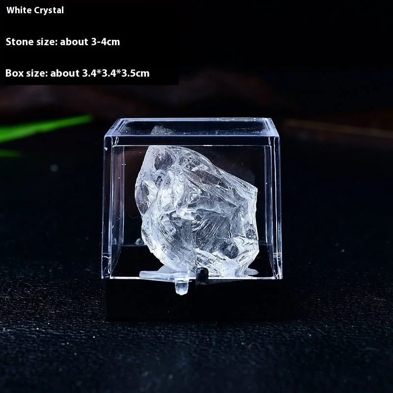 Natural Crystal Ore Specimen Gemstone Collection for Children's Science Teaching Color Raw Stone Ornament and Gift