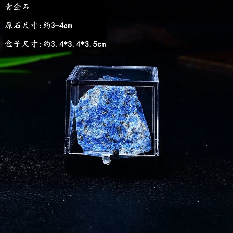 Natural Crystal Ore Specimen Gemstone Collection for Children's Science Teaching Color Raw Stone Ornament and Gift