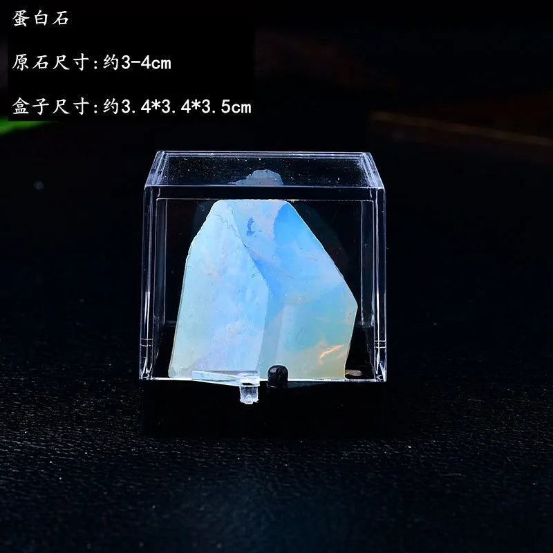 Natural Crystal Ore Specimen Gemstone Collection for Children's Science Teaching Color Raw Stone Ornament and Gift