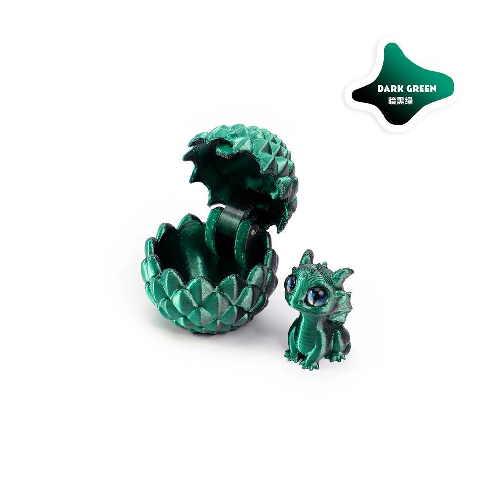 2025 Originality 3D Printed Dragon Egg Toy Model Creative Decompression Movable Plastic Children's Animal Dinosaur Collection