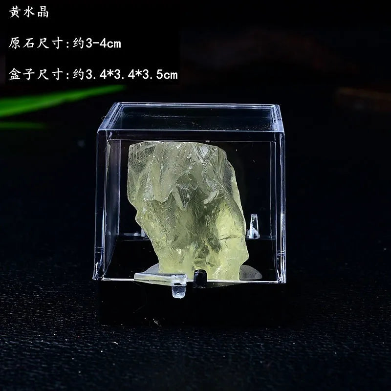 Natural Crystal Ore Specimen Gemstone Collection for Children's Science Teaching Color Raw Stone Ornament and Gift