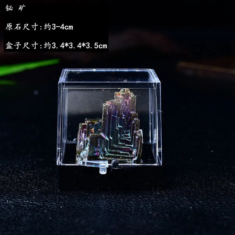 Natural Crystal Ore Specimen Gemstone Collection for Children's Science Teaching Color Raw Stone Ornament and Gift