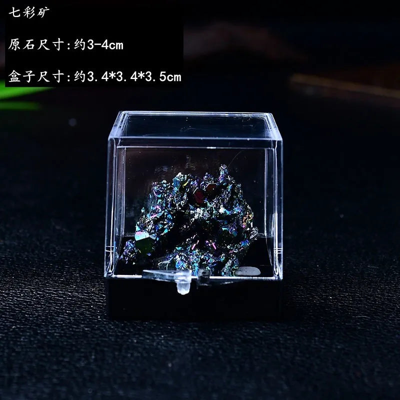 Natural Crystal Ore Specimen Gemstone Collection for Children's Science Teaching Color Raw Stone Ornament and Gift