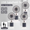 Hot Sale Summer Outdoor Mini USB Rechargeable Portable Fan Personalized Air Cooling for Sports Travel Top Toys Promotional Gifts