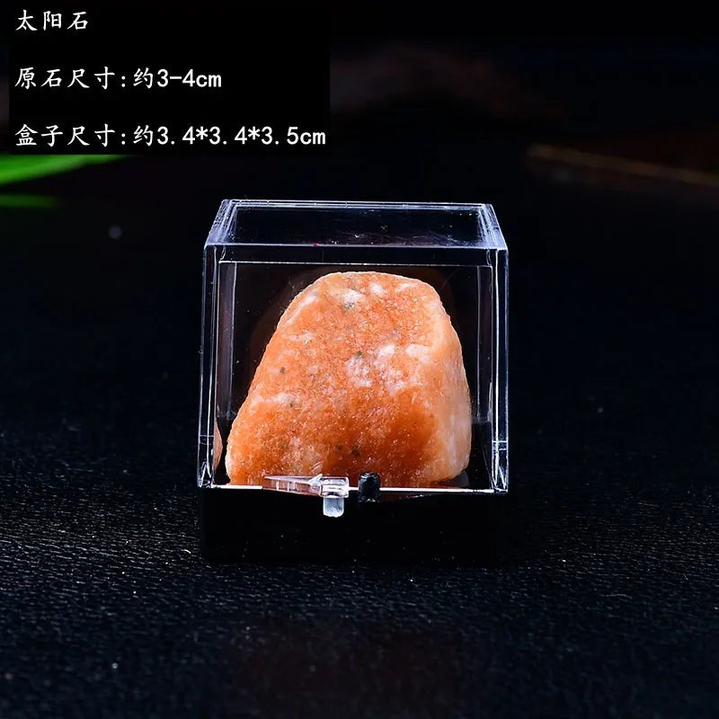 Natural Crystal Ore Specimen Gemstone Collection for Children's Science Teaching Color Raw Stone Ornament and Gift