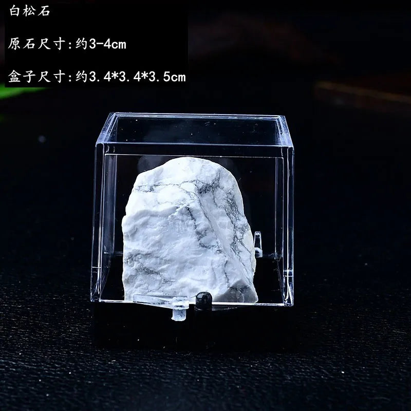 Natural Crystal Ore Specimen Gemstone Collection for Children's Science Teaching Color Raw Stone Ornament and Gift