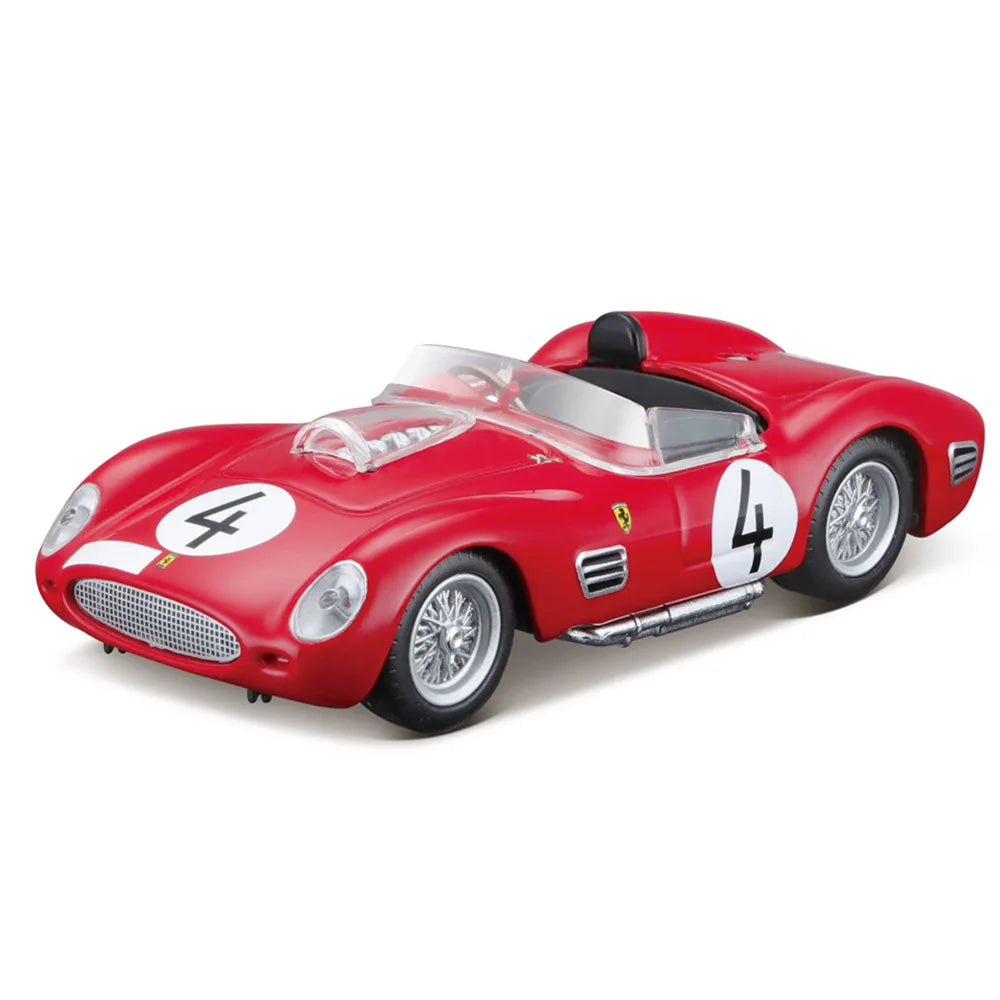 Burago 1:43 High Quality Metal Diecast Car Collection Flatcar Mini FerrarIes Racing Model Cars Hobby Grade Display Made Alloy