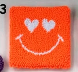 OEM Valentine's Day Product Kit Gift sBox of Handmade Punch Needle Coaster Rugs