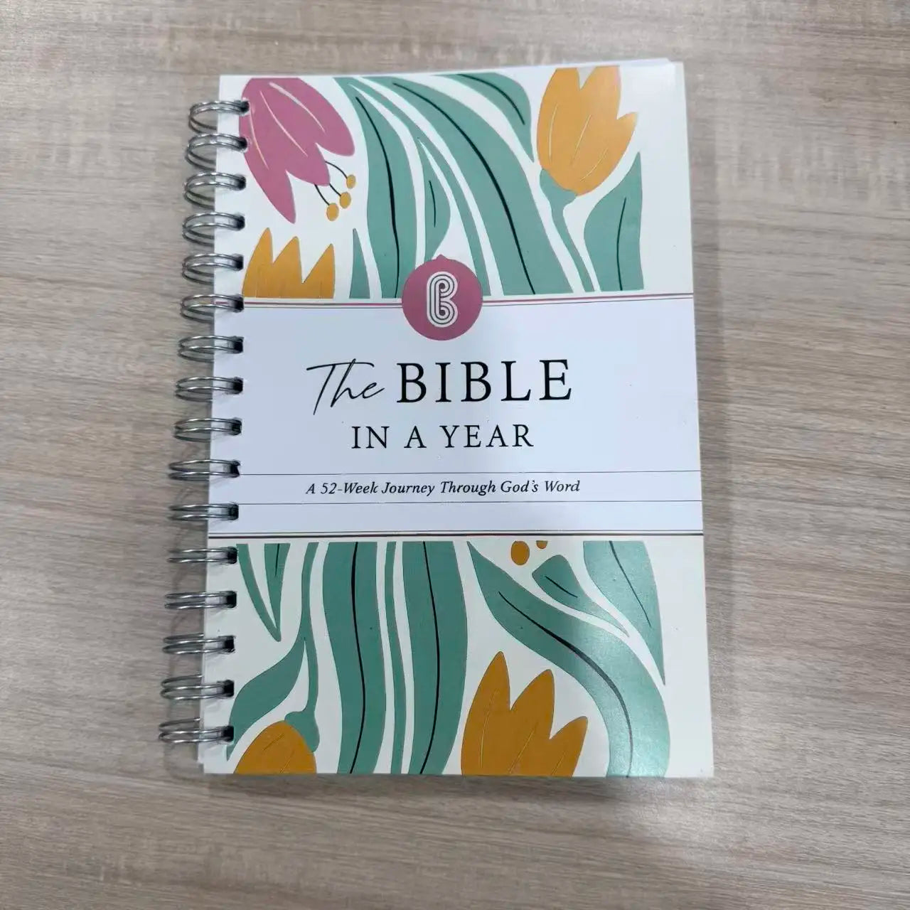 2025  Bestseller the Bible in a Year-a 52-Week Study A4/A5 Printed Paper Cover Thread Sewing Binding 220 Sheets Gift