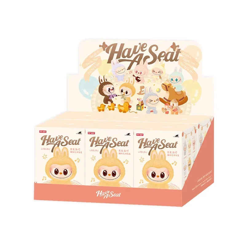 In Stock Labubu Have a Seat Plush Toy Clips Fashion Accessories Blind Box Trend Desktop Decorations Collectibles | Fast Shipping