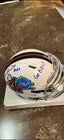Ty Johnson Signed Custom Buffalo Bills Mini Helmet With Visor. TSE COA - Read -