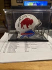 OJ Simpson Signed Buffalo Bills NFL Mini Helmet MVP Inscription JSA